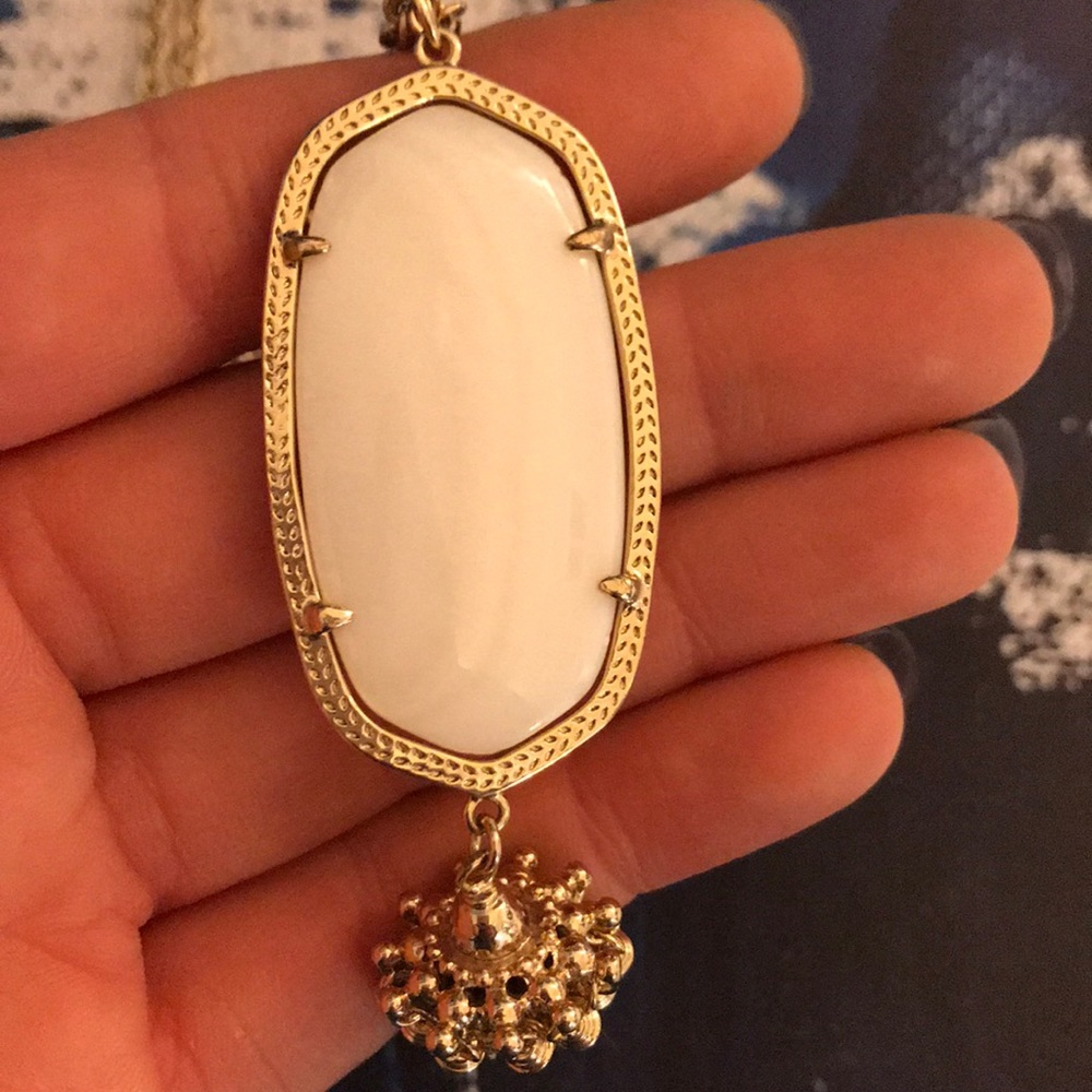 Kendra Scott Rayne Necklace in White Pearl